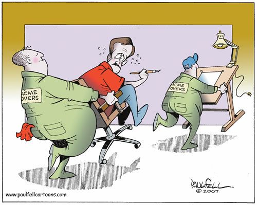 Paul Fell -  The state of editorial cartooning