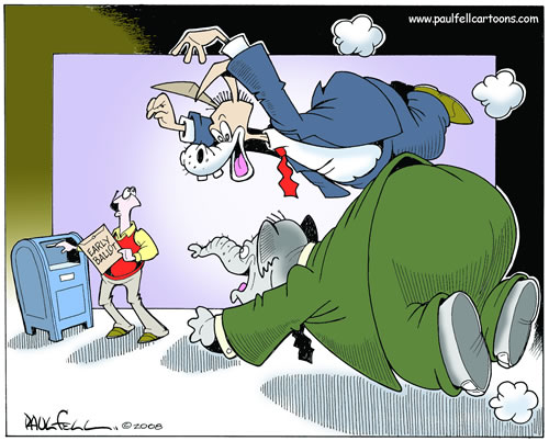 Cartoon by Paul Fell